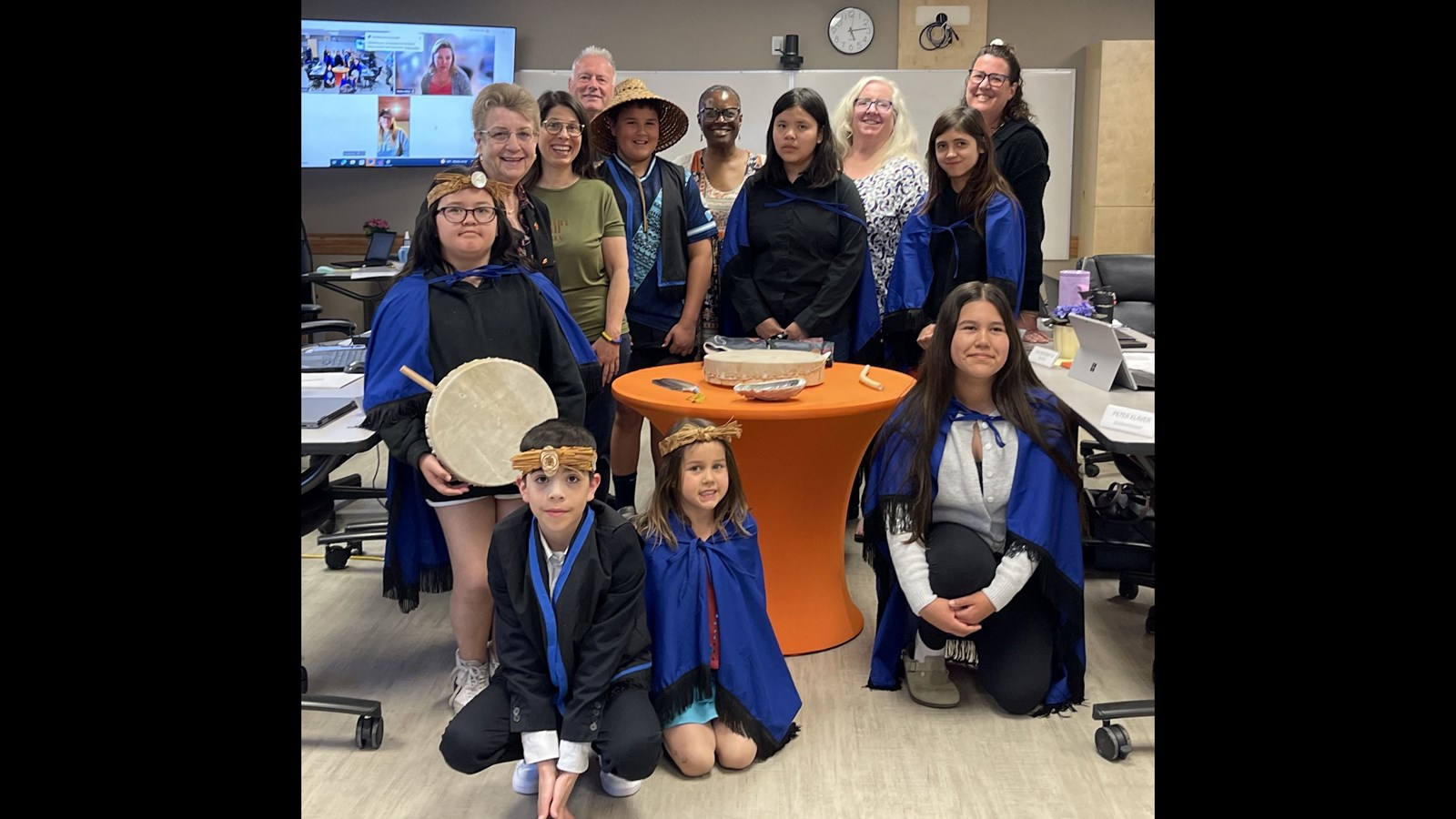 Picture of Board and Students