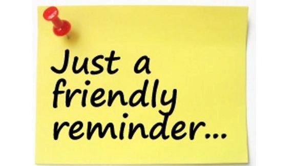 Some friendly, efficient reminders for parents