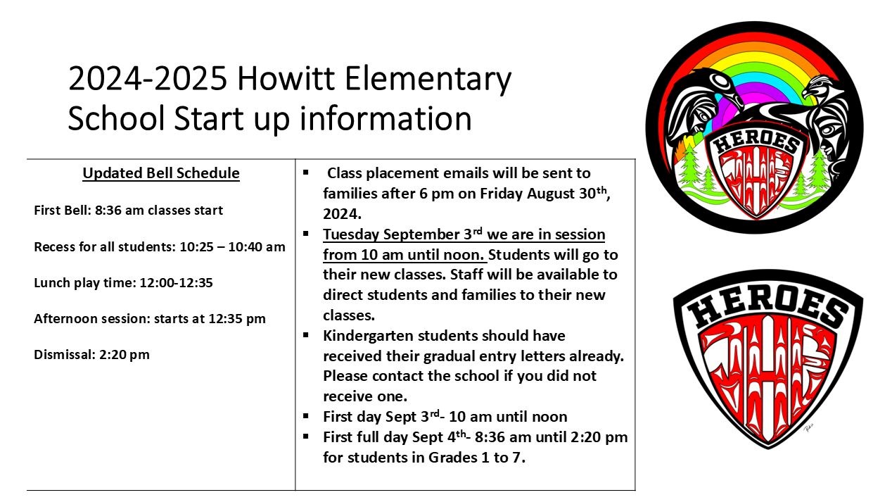 School startup information