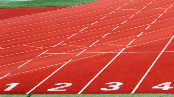 Track and field lanes