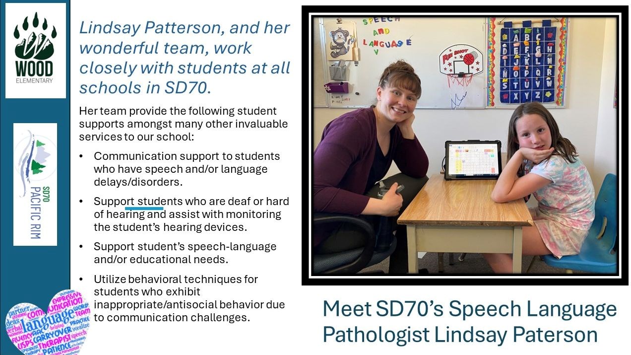 Speech Language Pathologist Lindsay Paterson