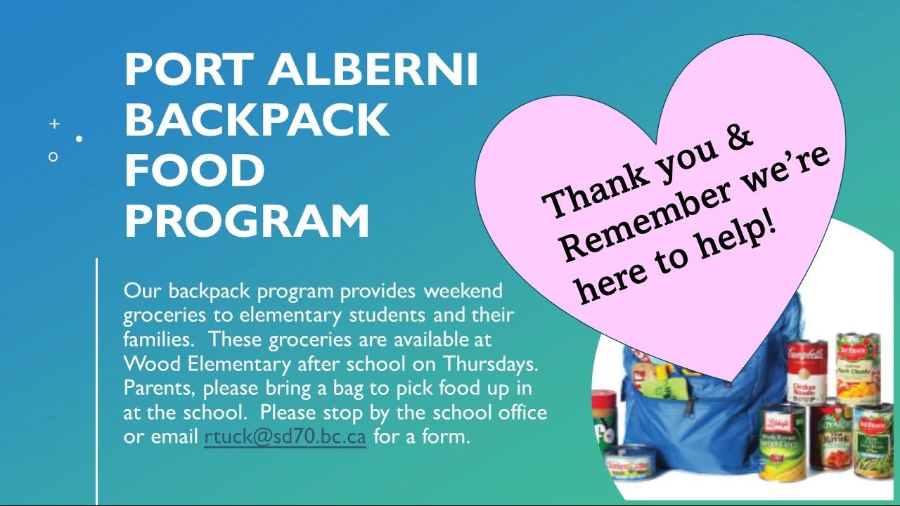 Port Alberni Backpack Program
