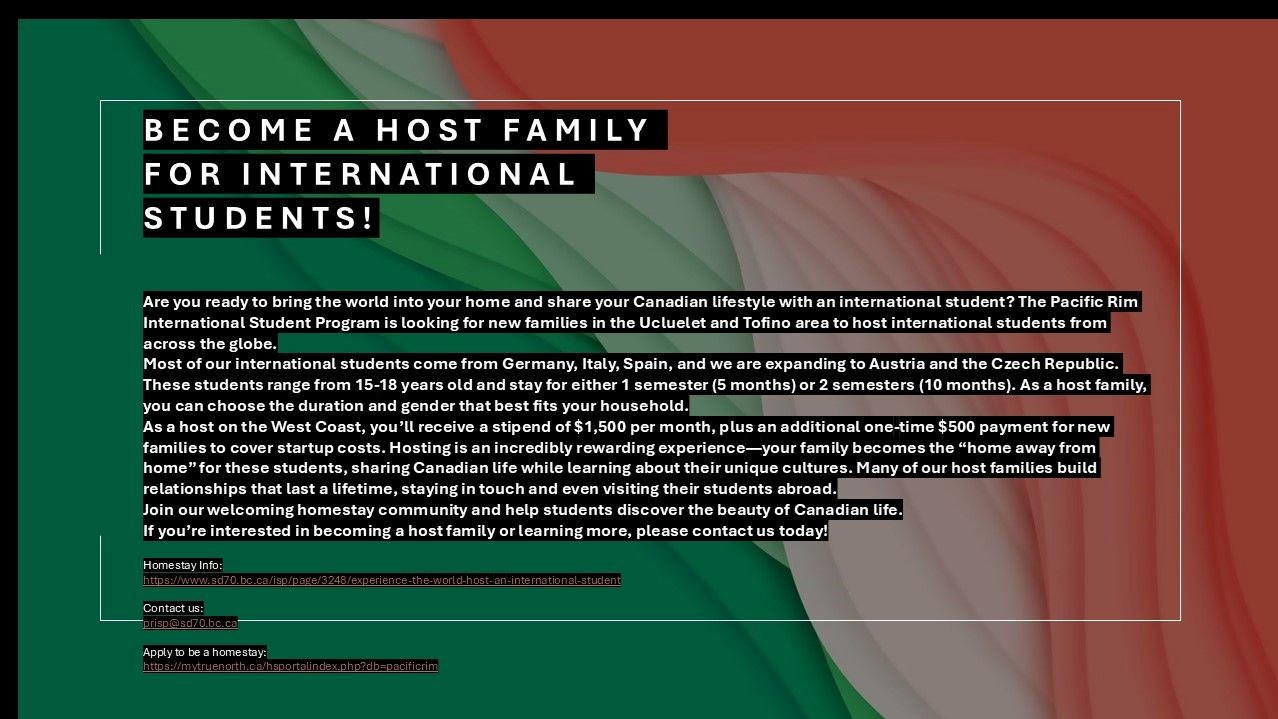 Become a Host Family for International Students
