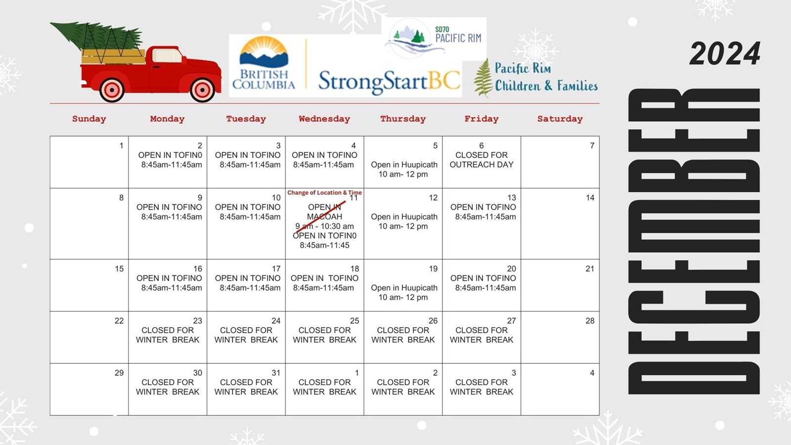 December Calendar