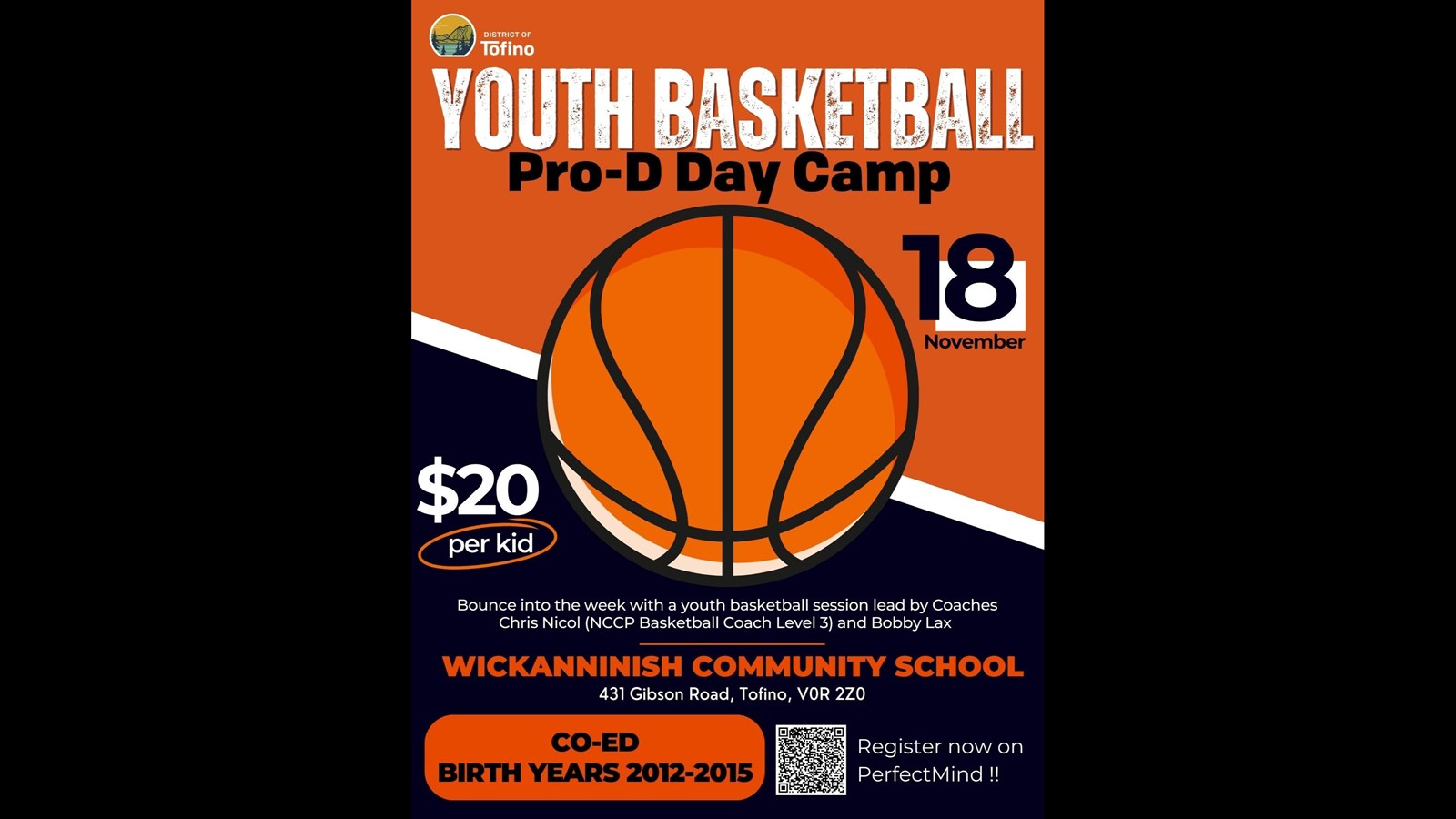 Youth Basketball Pro-D Day Camp